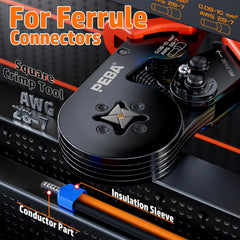 EBA Ferrules Wire Crimping Tool Kit 28 Sizes 0.08-10mm²