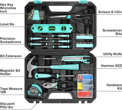 Amazon Basics 142 Piece Household Tool Kit with Case