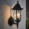 Traditional Black Outdoor Wall Lantern