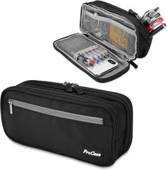 Two-Layer Pencil Case Pen Bag, Large Capacity Stationery Organizer for School & Office