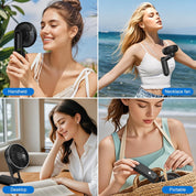 Portable Handheld Fan Foldable Mini USB Rechargeable 5-Speed
