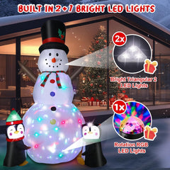 Waterproof inflatable snowman Christmas decoration