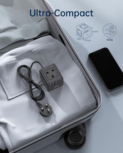 4 Way Extension Lead with USB Slots, 13A/3250W Multi Plug Socket, 1.5M Cable for Home, Office, Travel
