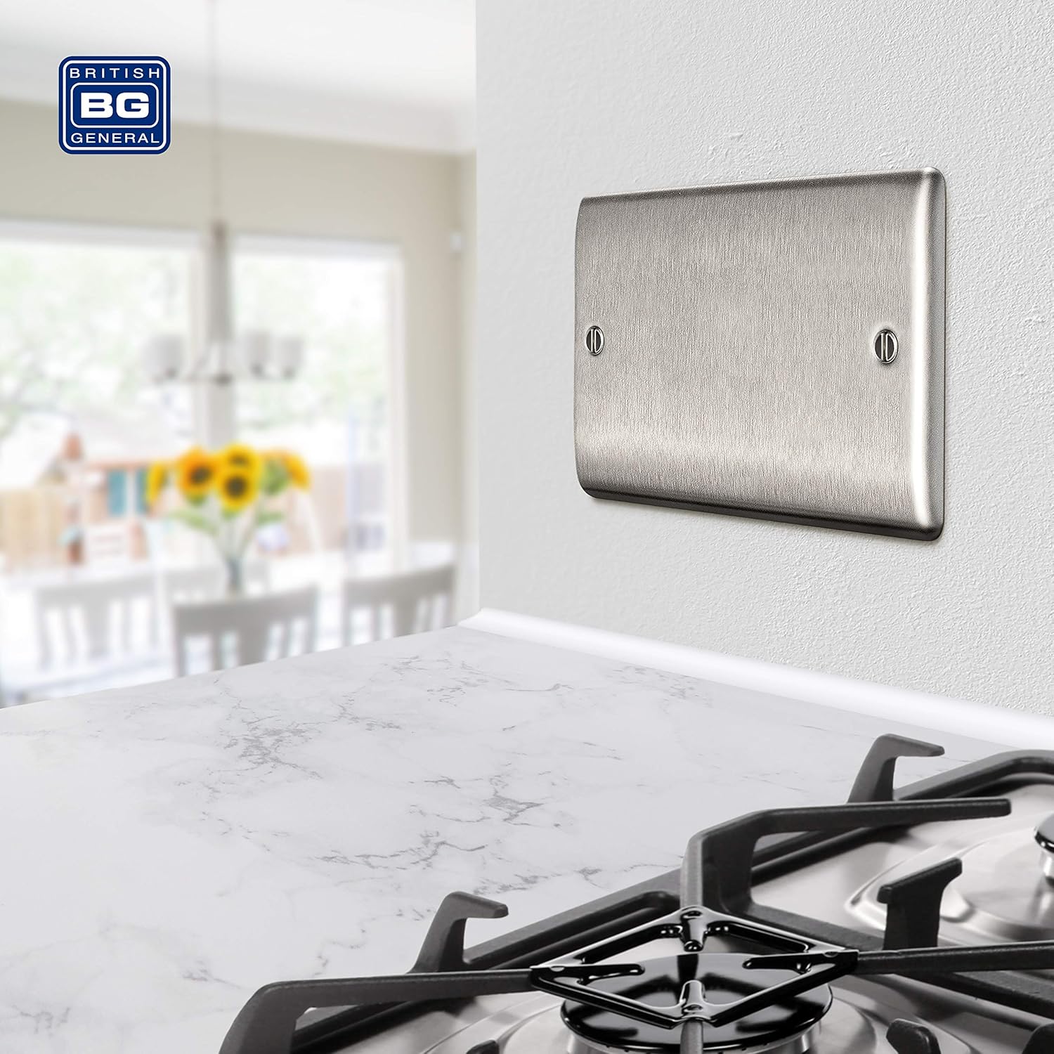 BG Electrical Double Blank Plate