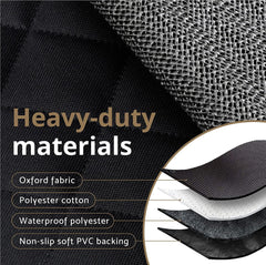 Compact Waterproof Dog Car Seat Cover – Non-Slip, Scratchproof Hammock for Cars