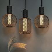 LED E27 Metal Cage Clamp-On Light 1800K Dimmable