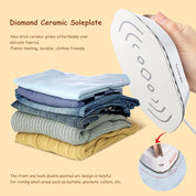 Mini Travel Iron Dual Voltage Ceramic Soleplate