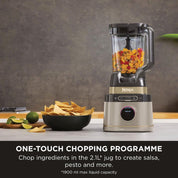 Detect Power Blender & Food Processor Pro – 1200W, Dough Blade, Jug & 2 Single Serve Cups – Stone Gold – TB401UKSTGD
