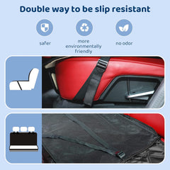 Waterproof Dog Car Seat Cover with Mesh Window, Non-Slip Hammock for Cars & SUVs
