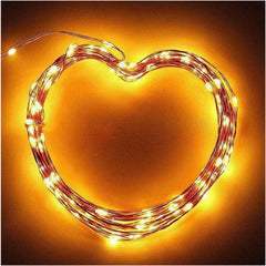 Garden Fairy Lights – 2M, 20 Lights, Warm Copper Wire, Solar Powered String Lights for Yard, Outdoor Christmas Tree, Courtyard, Wall, Fence, Balcony, and Garden Decor (Yellow)