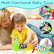 Baby Musical Caterpillar Plush – Sensory Toy with Rattle & Crinkle (0–12 Months)