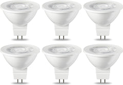 Amazon Basics 6-Pack LED GU5.3 MR16 Spotlight Bulbs, 4.5W (35W Equivalent), Warm White, Non-Dimmable