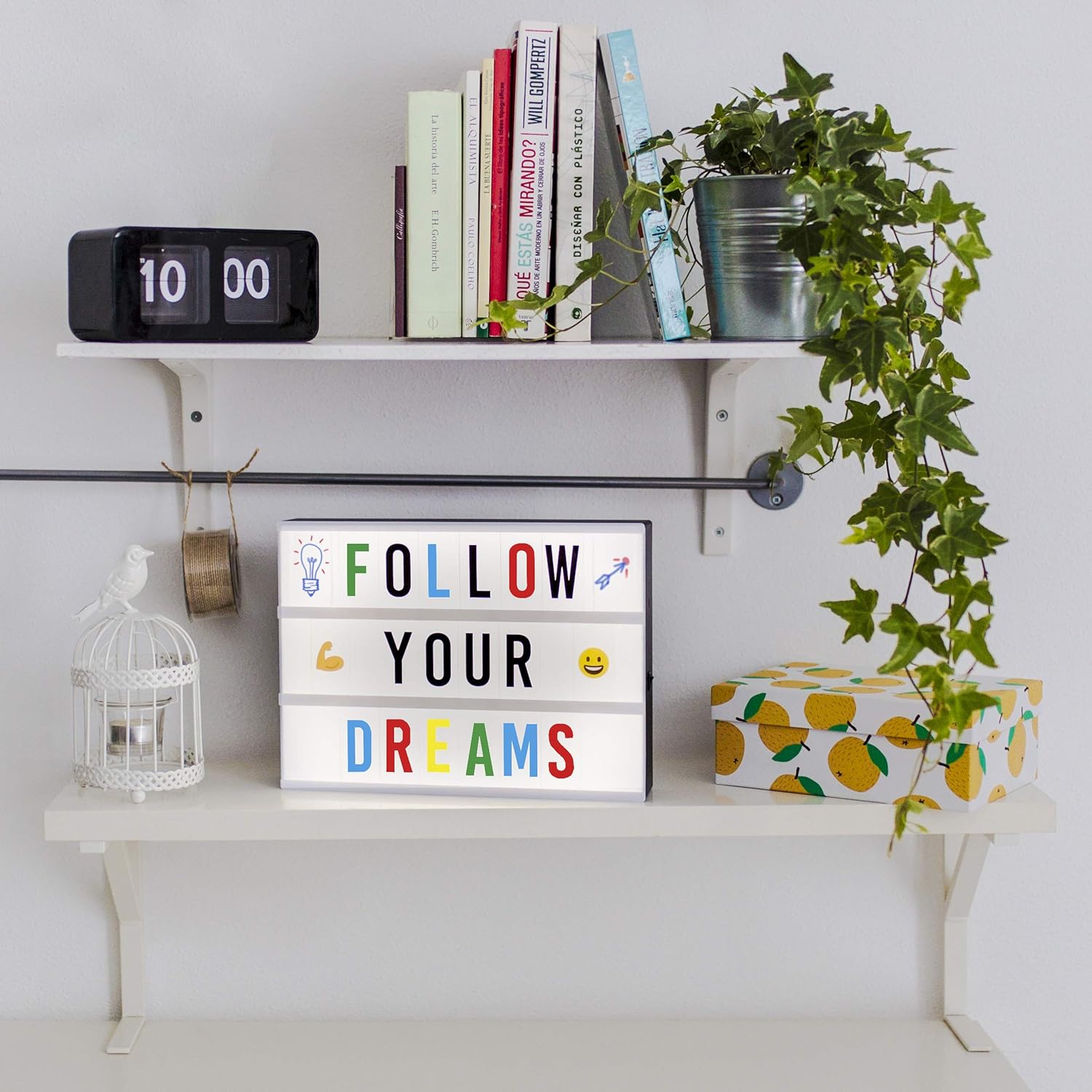 BONNYCO A4 Cinema Light Box with 400 Letters & Emojis