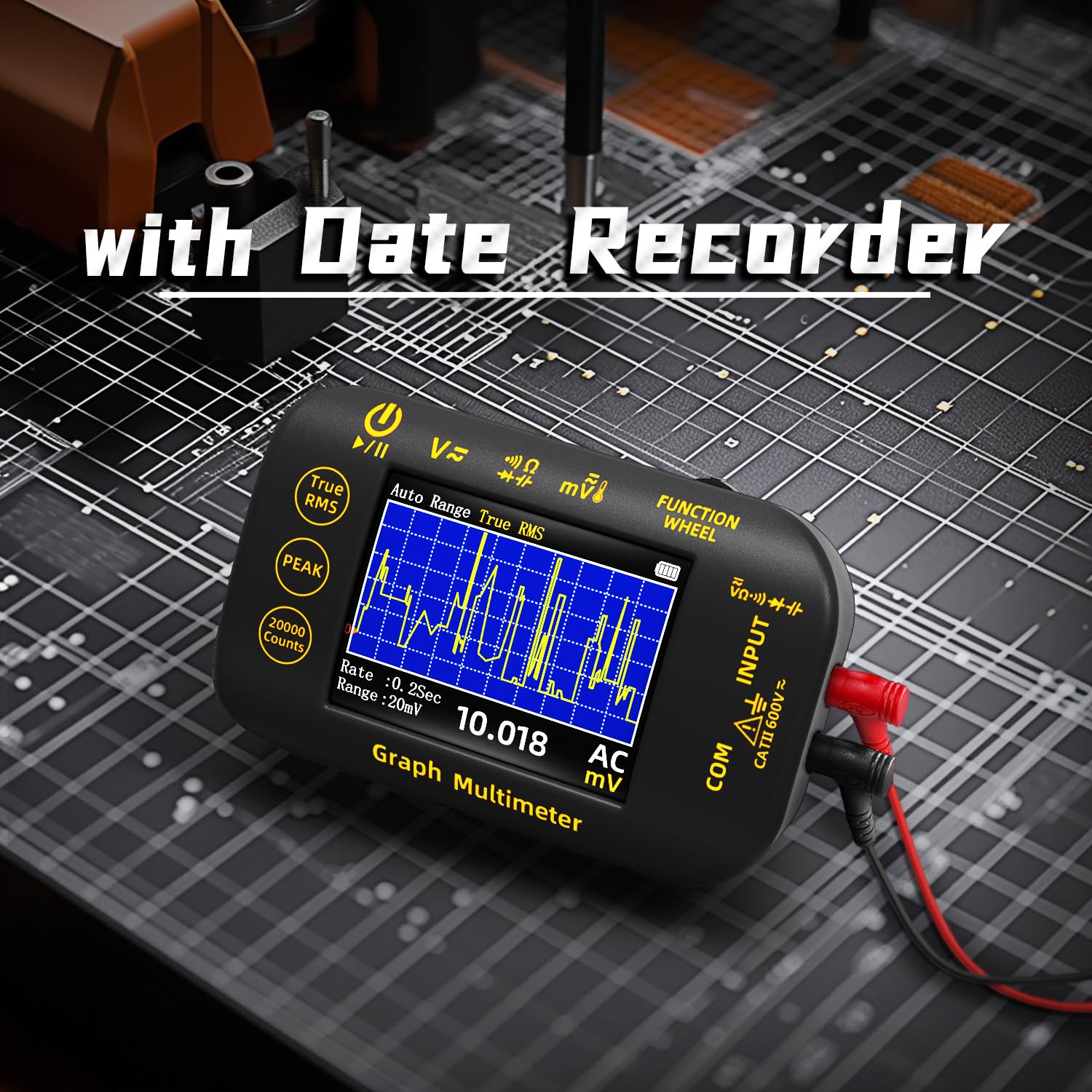Digital Multimeter Tester 20000 Counts with Recording Mode