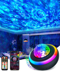 Star Night Light Projector with and Music Bluetooth Speaker, Ceiling Starry Star Light