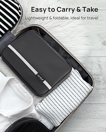 Hanging Travel Toiletry Bag – Large Waterproof Foldable Wash Organizer for Men & Women