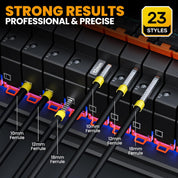 SOMELINE Ferrule Crimp Tool Kit 0.25–10mm² – 23 Types