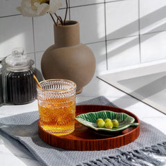 Titanape Green Leaf Trinket Dish – Decorative Jewelry Tray & Key Bowl, Gift for Women