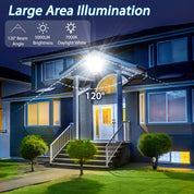 50W Outdoor Security Lights Motion Sensor, 5000LM LED Floodlight IP67