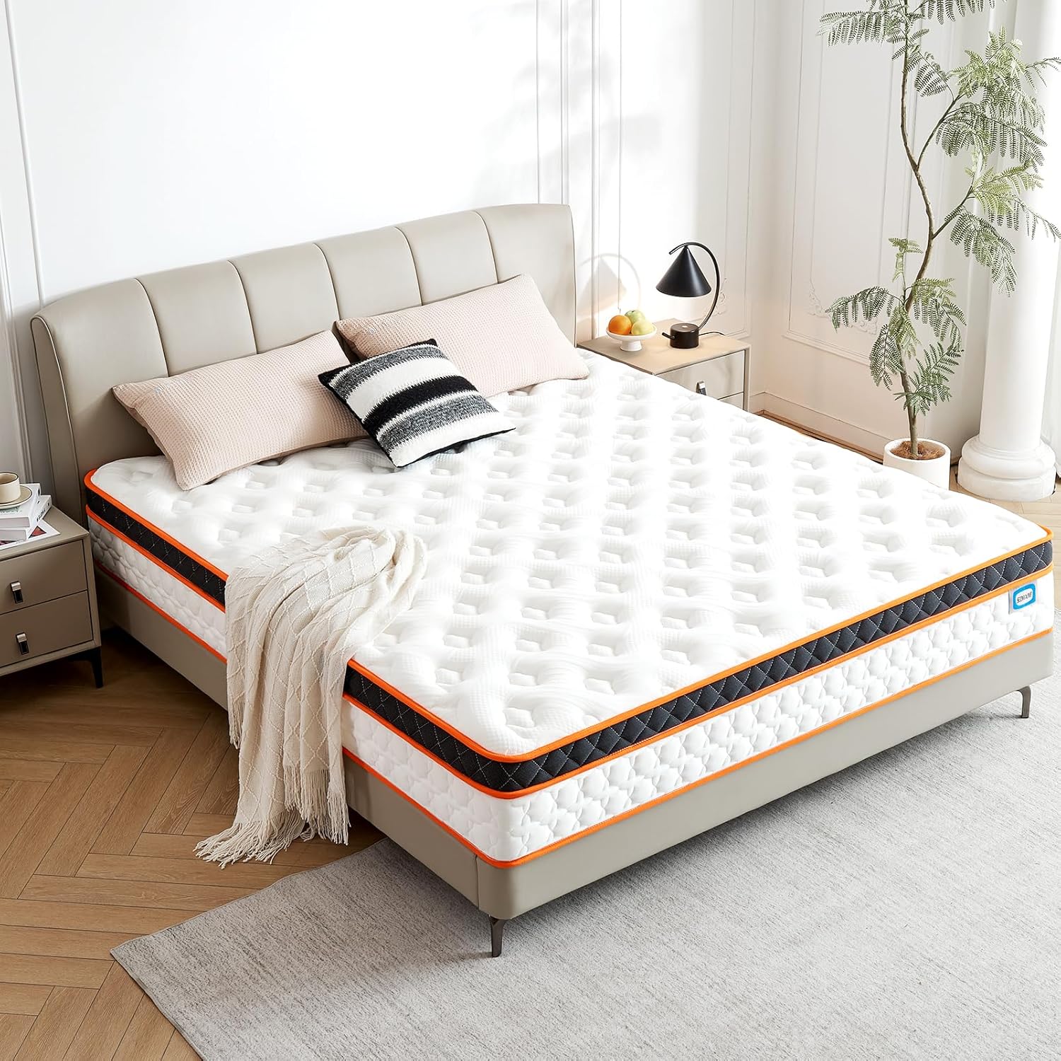 Single 3FT Gel Memory Foam & Pocket Spring Mattress – Medium-Firm Orthopedic 135x190x23cm
