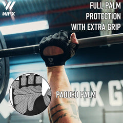 Weight Lifting Gloves with Wrist Wraps – Breathable Gym Gloves for Men & Women