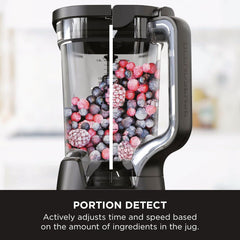 Detect Power Blender & Food Processor Pro – 1200W, Dough Blade, Jug & 2 Single Serve Cups – Stone Gold – TB401UKSTGD