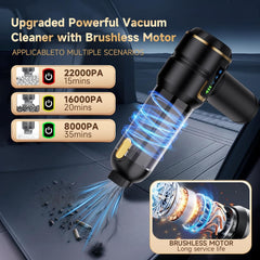 Cordless Car Vacuum Cleaner 22000PA High Power