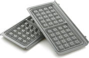 DuraCeramic Deep-Fill Waffle Maker – Non-Stick Easy Clean Waffle Iron with Removable Plates – White & Stainless Steel