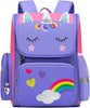 Cute Unicorn School Backpack  Kids Bookbag for Girls & Elementary Students