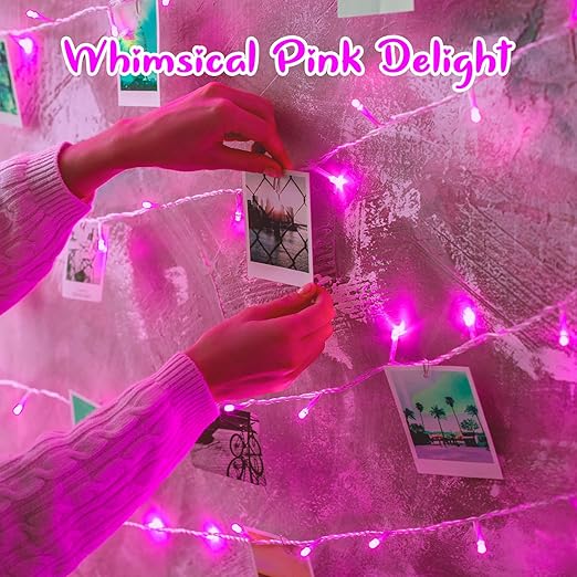 Pink Valentine's Day Fairy Lights