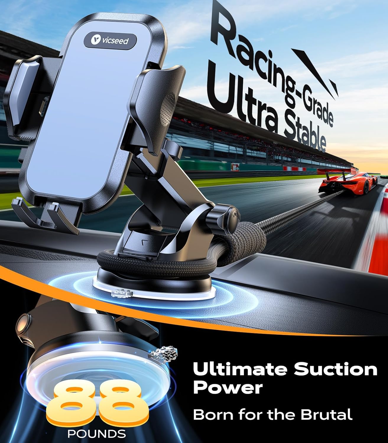 Phone Net Rally Car Rally Racing-Grade 3-in-1 Car Phone Holder – KfDirect