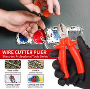 1000V Insulated Side Cutters 160mm & 200mm Pliers Set