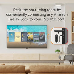 USB Power Cable for Amazon Fire TV (Eliminates the Need for AC Adapter)