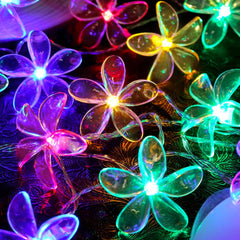 3M/10FT Flower String Lights – 20 LEDs Battery Operated, Colorful Fairy Lights for Home, Garden, Wedding, and Party Decoration