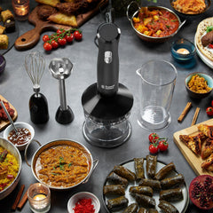 Russell Hobbs Desire 3-in-1 Hand Blender – Chopper, Whisk & Beaker, 500W, black