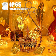 Ramadan Eid String Lights 4.92ft/1.5M 10 LED Battery Operated Fairy Lights for Home, Garden, Patio, Indoor/Outdoor