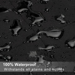 Dog Car Seat Cover – Waterproof, Scratch-Proof, Nonslip Hammock for Back Seat, Black