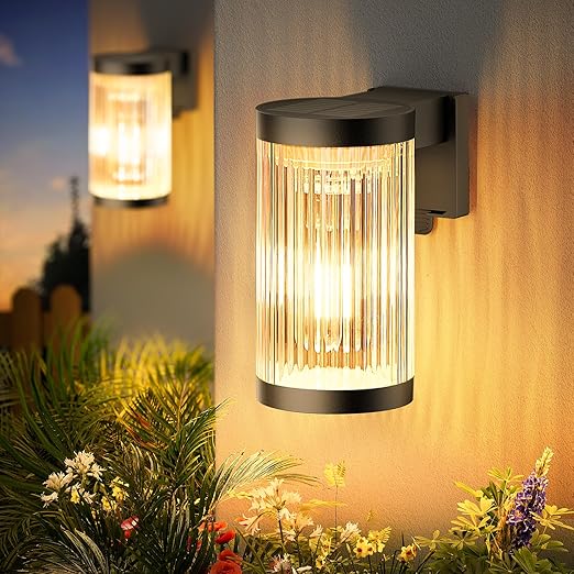 Solar Fence Lights 2-Pack