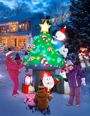 Large inflatable Christmas decoration for lawn