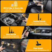 Portable Car Vacuum Cordless Handheld Cleaner