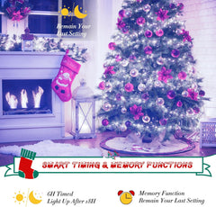 Festive 400 LED Christmas Tree Lights with Timer and Multiple Modes