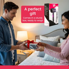 Professional Ionic Hair Dryer 2000W – Fast Drying with Diffuser, 2 Nozzles, 3 Heat & 2 Speed Settings