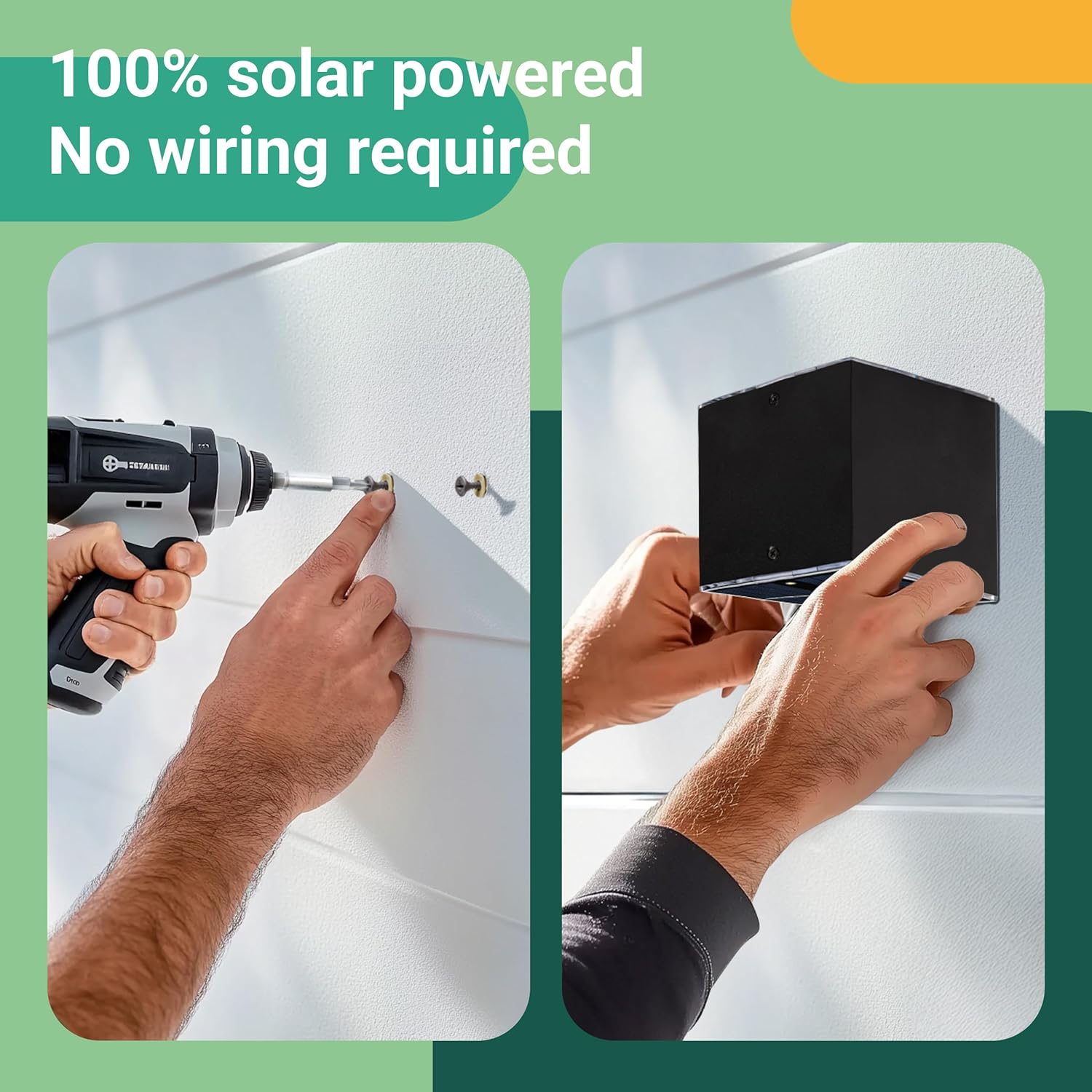 Up & Down Solar Wall Light – Outdoor Waterproof LED Fence Lights for Garden, Patio & Front Door