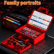 Ferrules Wire Crimping Tool Kit 1750pcs, Ferrule Crimper Tool for 0.08-10mm²/AWG28-7 Self-Adjustable, Square Crimp Tool Set with Twin Wire Ferrules, Ratchet Terminal Crimper - Copper Ferrule Kit