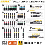 44pc Impact Drill Driver Screw Bit Set