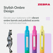 Soft Touch Black Ink Ballpoint Pens 3-Pack – 1mm Medium Tip, Retractable with Clip