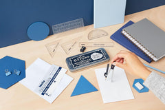 Oxford 10-Piece Maths Set with Storage Tin – Complete Geometry & Measurement Tools