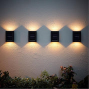 4 Pack Solar Outdoor Wall Light