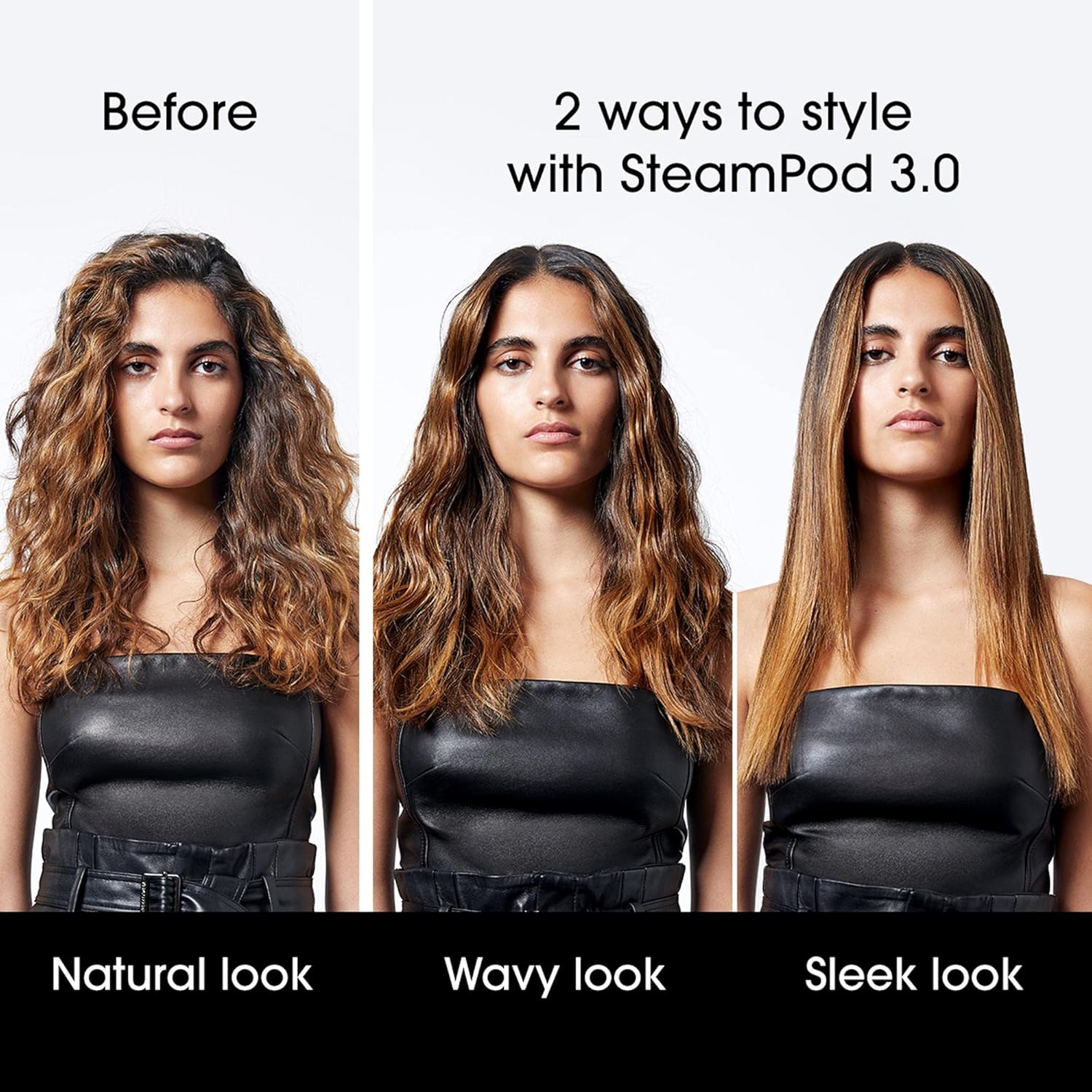 Steam Hair Straightener & Styling Tool, SteamPod 3 for All Hair Types