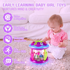 Untimaty Ocean Musical Baby Toy – Rotating Sensory Play for 6–18M & 1st Birthday Gift